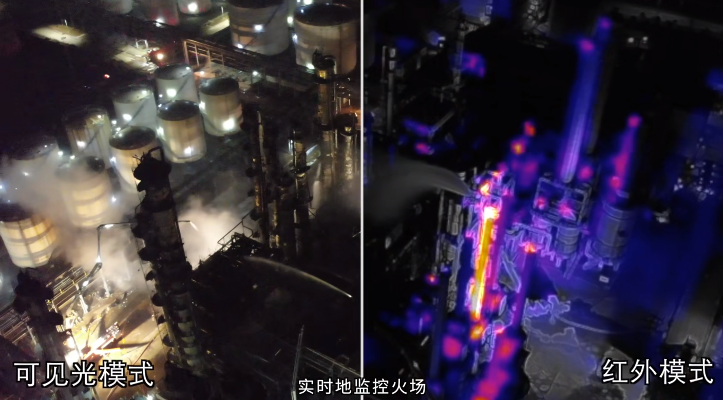 現場救災測溫示意圖